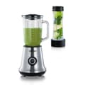 Miniatyrbild 1 av 6: 2-i-1-mixer - SEVERIN - SM3737 - 2-i-1 multimixer och smoothiemixer - 500W - 1 l glasskål - 1 x 600 ml flaska ingår