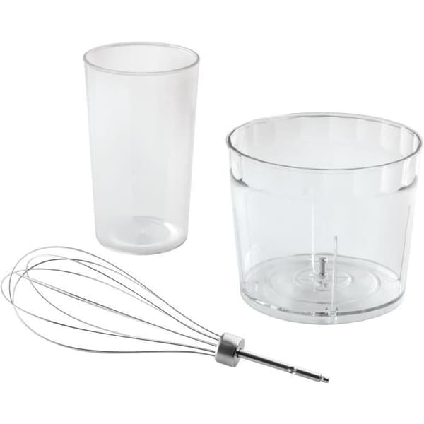 3-in-1 sauvasekoitin: tehosekoitin/silppuri/vispilä - RUSSEL HOBBS - Desire Red - 500 W - 2 nopeutta + pulssi - punainen