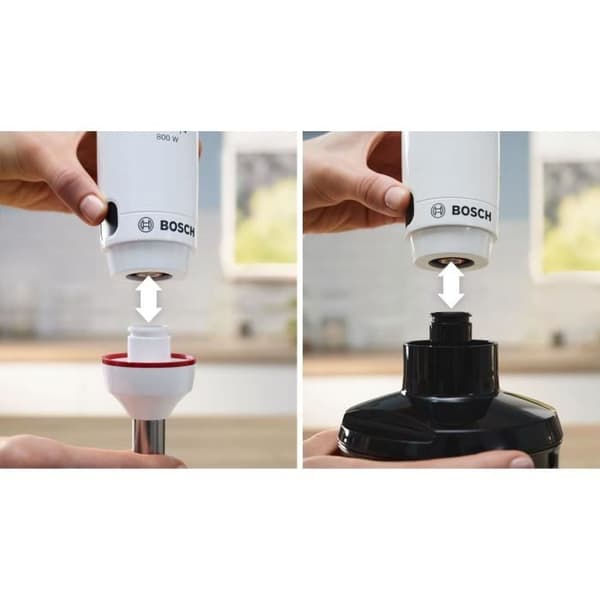 Stavmixer - BOSCH - MSM4W410 ErgoMaster - 800W motor - 4 QuattroBlade-blad - Hastighetsreglage + turbo