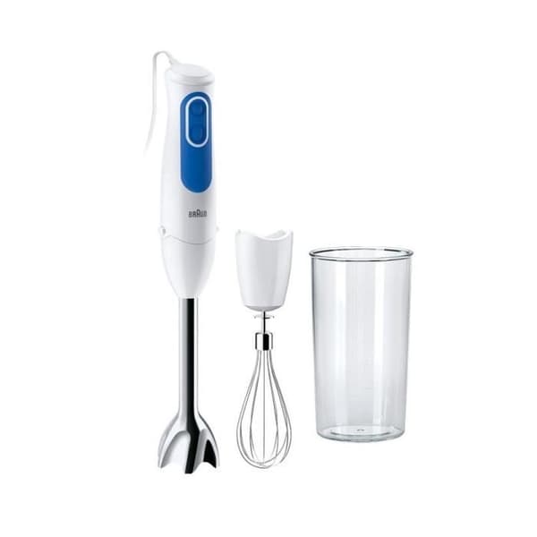 BRAUN Mixer - MQ3005WH Cremefarvet - 750 W - Hvid - Blå