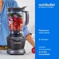 Miniatyrbild 4 av 6: Mixer - NUTRIBULLET - NBF500DG - 1200 Watt - 1,65L kanna - 2 koppar och 2 reselock ingår - Svart - BPA-fri