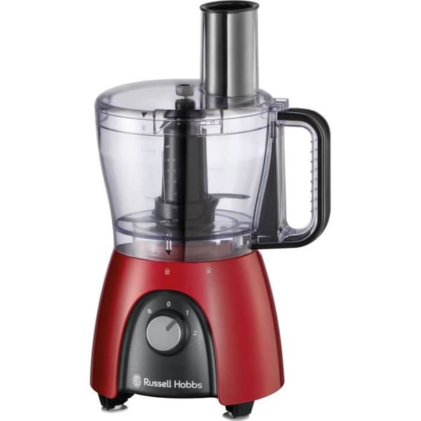 Foodprocessor - RUSSEL HOBBS - Desire Red - 600 W - 2 hastigheder + puls - Rød