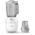 Miniatyrbillede 2 af 4: Blender - PHILIPS - Serie 3000 HR2291/20 - Glasskål - Kapacitet 1,25L - 2 hastigheder - 600W - Hvid