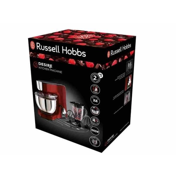 Køkkenrobot - RUSSELL HOBBS - Desire 23480-56 - 1000 W - 5 l skål - 10 hastigheder - 1,5 l blenderskål