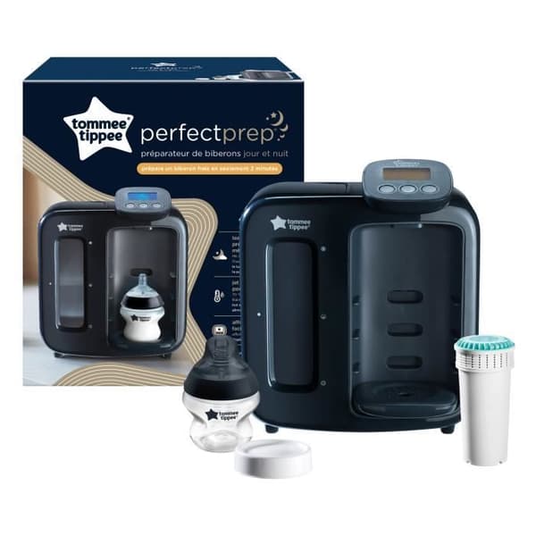 TOMMEE TIPPEE -pullonlämmitin - Täydellinen valmistelu päivälle ja yölle. musta