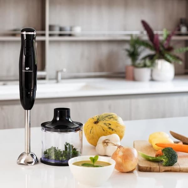 CONTINENTAL EDISON CEHB01 Sort Stavblender - 400W - 550ml Målebæger - 2 Hastighed