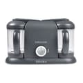 Pikkukuva 1 / 6: BÉABA - Babycook Duo - 4 in 1 -vauvan monitoimikone - vatkain-keitin - nopea höyrykypsennys - XXL-tilavuus 2200 ml - tummanharmaa