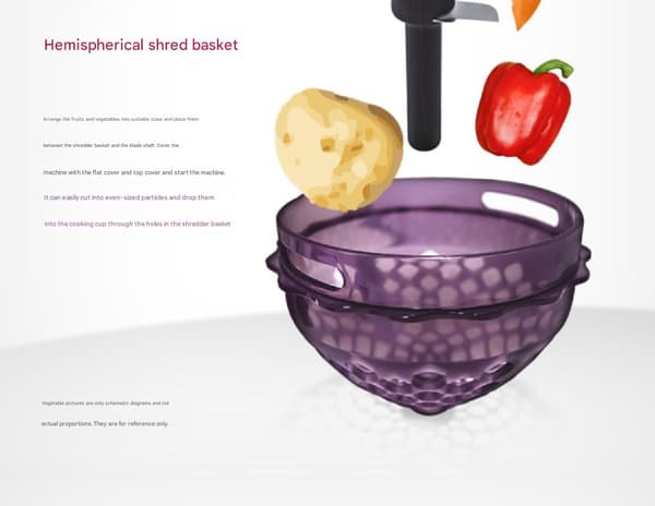 Philips HR2505 multifunktionel foodprocessor til husholdningen: nem forarbejdning af frugt og grøntsager, lille, praktisk og effektiv