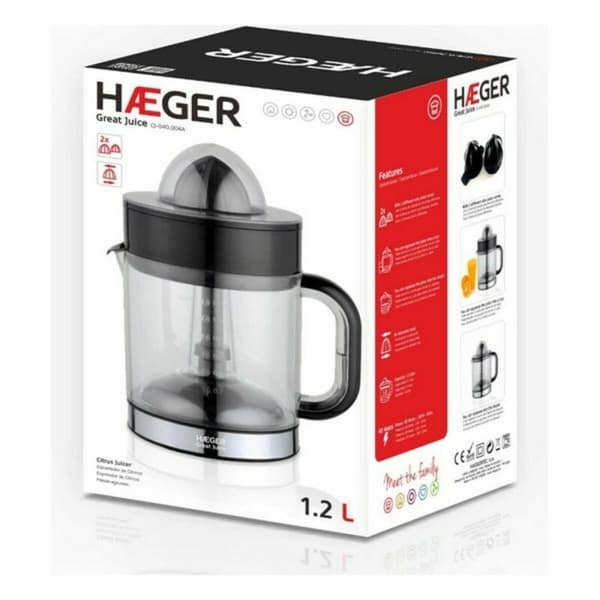 Elektrisk Juicepress Haeger CJ-040.004A Svart Multicolour 40 W 1,2 L