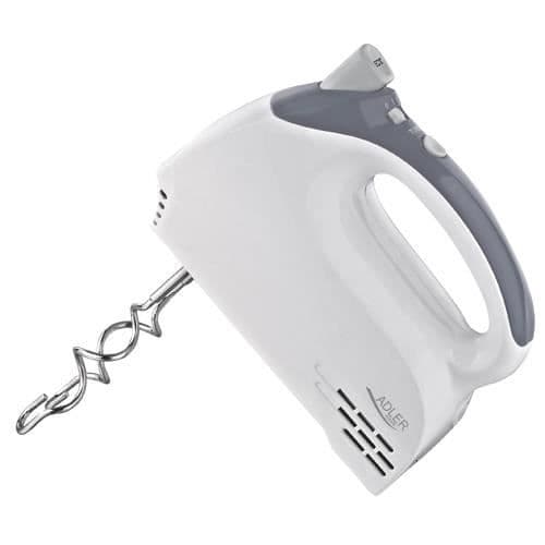 Adler AD 4201 g, Handmixer, Grå, Vit, 300 W, 1,08 kg, 1,24 kg