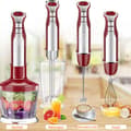 Miniatyrbild 2 av 4: INN Stavmixer röd 800w 5 i 1 handmixer stavmixer blender puréemixer för blandning/hackning/juicering