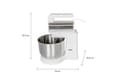 Miniatyrbild 3 av 5: UOLD Stavmixer med Mixerskål Hannah Vit Silver