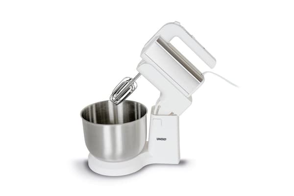 UOLD Stavmixer med Mixerskål Hannah Vit Silver