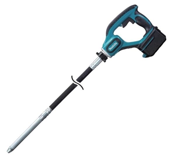 Betonitärytin MAKITA 18V DVR850RTE 240 cm varrella ja 2 x 5,0 Ah akulla