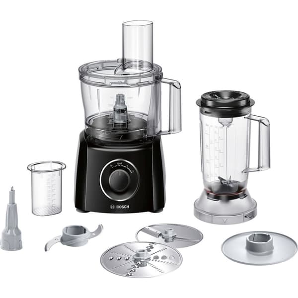 Bosch MCM3201B matberedare 800 W 2,3 L Svart, Transparent
