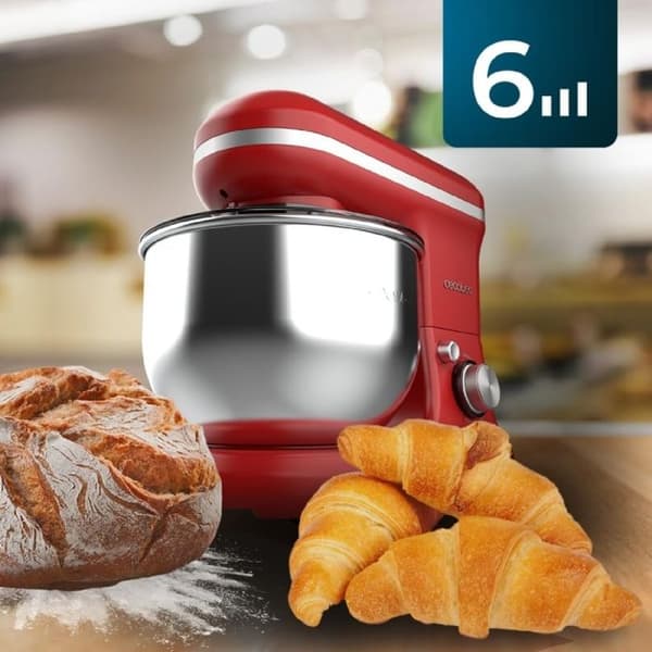 Cecotec Robot köksassistent Cecomixer Merengue 5L 1200 Glassröd