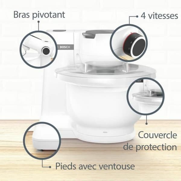 Foodprocessor BOSCH Hvid 700 W
