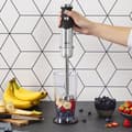Miniatyrbild 3 av 4: Princess 221221 stavmixer - 1000 Watt - 4 blad - 25 cm bas i rostfritt stål och Soft Touch-handtag - Med mätbägare