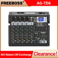 Miniatyrbild 2 av 2: Ljudmixer, 6 kanaler, Bluetooth-anslutning,6 kanal (AG-TD6)