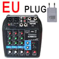 Miniatyrbild 2 av 2: Bärbar ljudmixer, Bluetooth-anslutning, USB-inspelning på dator,A4 EU-kontakt