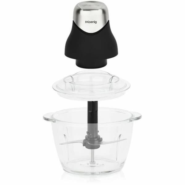 Kødhakker Hkoenig LEO8 Sort Krom Glas Rustfrit stål 1 L