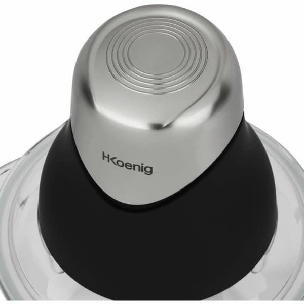 Kødhakker Hkoenig LEO8 Sort Krom Glas Rustfrit stål 1 L
