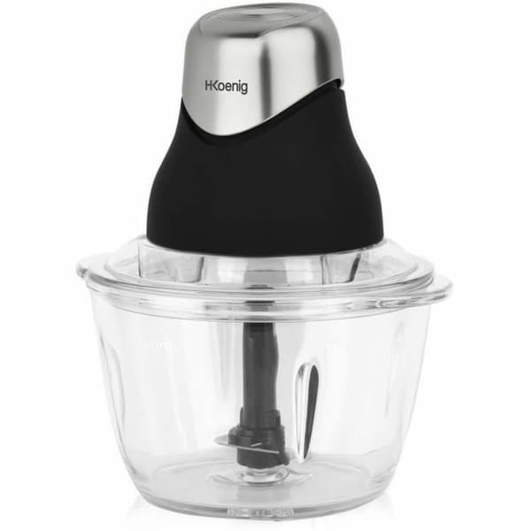 Kødhakker Hkoenig LEO8 Sort Krom Glas Rustfrit stål 1 L