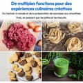 Miniatyrbillede 3 af 6: Foodprocessor Medion MD18430 Sort 1200 W 5 L