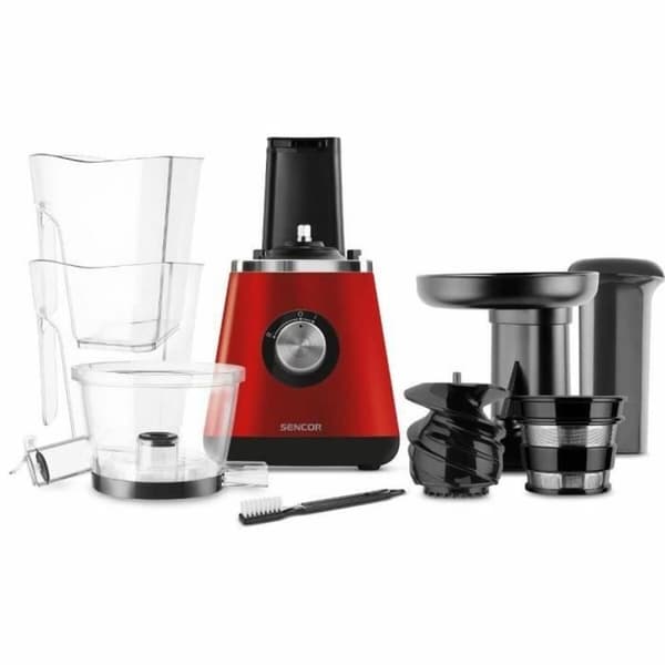 Elektrisk Juicer Sencor SSJ 4042RD Svart Rød 60 W