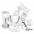 Miniatyrbild 1 av 6: Köksrobot Sencor Kitchen Champion STM 6350WH Vit 1000 W 4,5 L