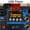 Miniatyrbild 4 av 4: DJ-ljudmixer, 4 kanaler, Bluetooth-anslutning, EU-kontakt