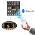 Miniatyrbild 3 av 4: Bärbar Bluetooth-ljudmixer, 5-kanals kapacitet, inbyggd MP3-spelare,EU-kontakt