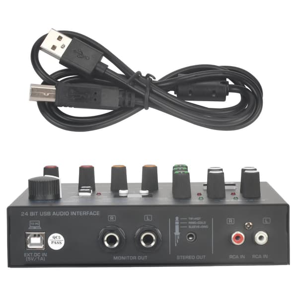 Ekstern lydkort, 5 kanaler input, driver-fri, UC88