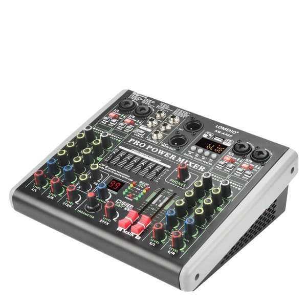 Power Audio Mixer, 2*100W Udgang, Bluetooth Funktion,EU STIK