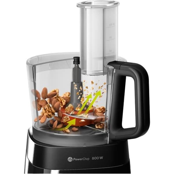 Philips multifunktionsrobot med dobbelt skive og citruspresser HR7510/10 Sort