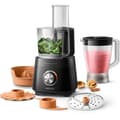 Miniatyrbillede 1 af 6: Philips multifunktionsrobot med dobbelt skive og citruspresser HR7510/10 Sort