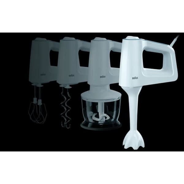 MultiMix 3 elektrisk handmixer - BRAUN - HM3105WH - 500W - 5 hastigheter + puls - PowerBell