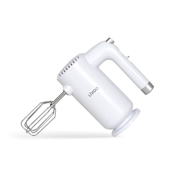 Elmixer - LIVOO - 250 W - 5 hastigheter - Turbofunktion - Vit
