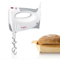 Miniatyrbillede 1 af 6: BOSCH CleverMixx MFQ3530 mixer - 450 W - 5 hastigheder - 2 piskeris / 2 dejkroge i rustfrit stål - Hvid / Grå