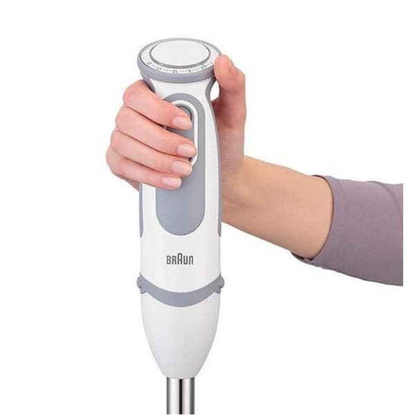 BRAUN Multiquick 5V stavmixer - 21 hastigheter - Fot i rostfritt stål - 3 tillbehör