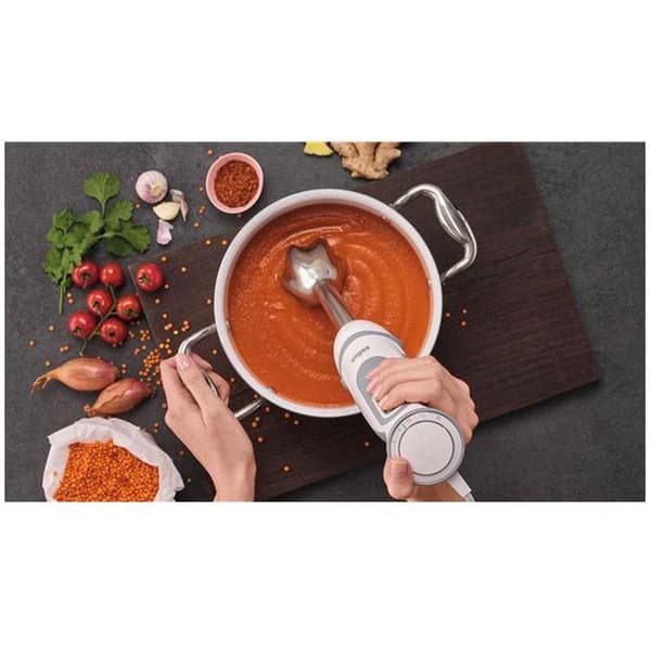 BRAUN Multiquick 5V stavmixer - 21 hastigheter - Fot i rostfritt stål - 3 tillbehör
