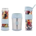 Miniatyrbillede 3 af 5: Miniblender - H.KoeNIG - SMOO16 - 300 W - 570 ml - Pastelblå - 2 flasker medfølger - BPA-fri