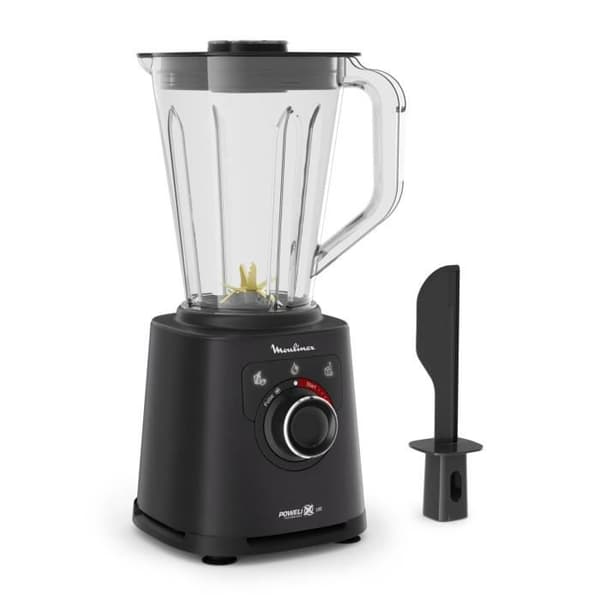 MOULINEX PerfectMix+ Elektrisk mixer, 2 L okrossbar skål, Snabbmixer, Rostfria blad LM88A810