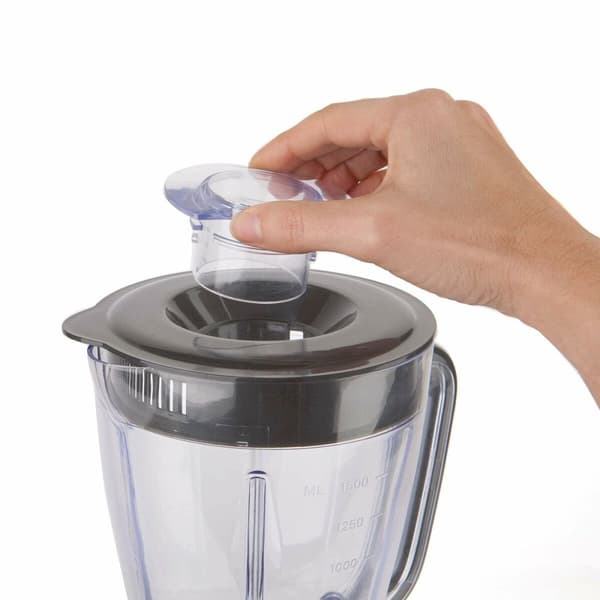 Kop-blender Black & Decker BXJB500E Hvid Gennemsigtig 500 W 1,5 L