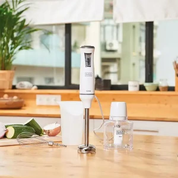 Glasmixer Black & Decker ES9160150B Svart Silvrig 600 W