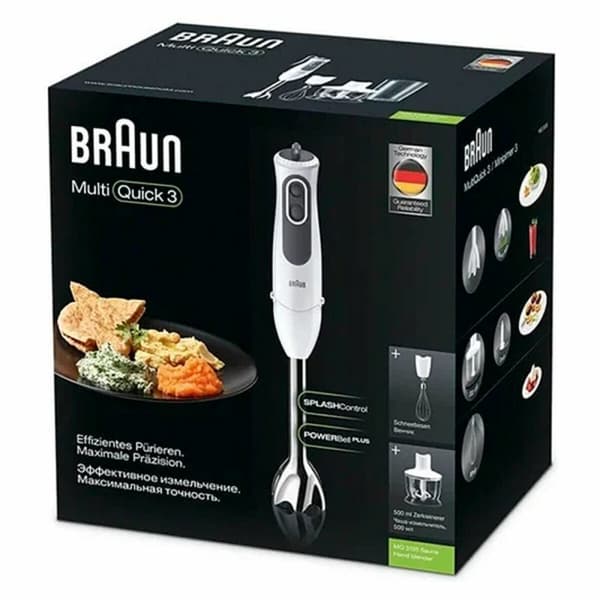 Stavmixer Braun MQ3135WH Vit Svart 750 W 500 ml