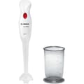 Miniatyrbild 1 av 6: BOSCH MSM14100 CLEVERMIXX stavmixer - 400W, 1 hastighet, plastfot, mixerskål, ergonomiskt handtag