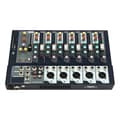Miniatyrbillede 1 af 2: Professionel Mixer, 7 Kanaler, Bluetooth og USB-forbindelse, Kompakt Design,sort