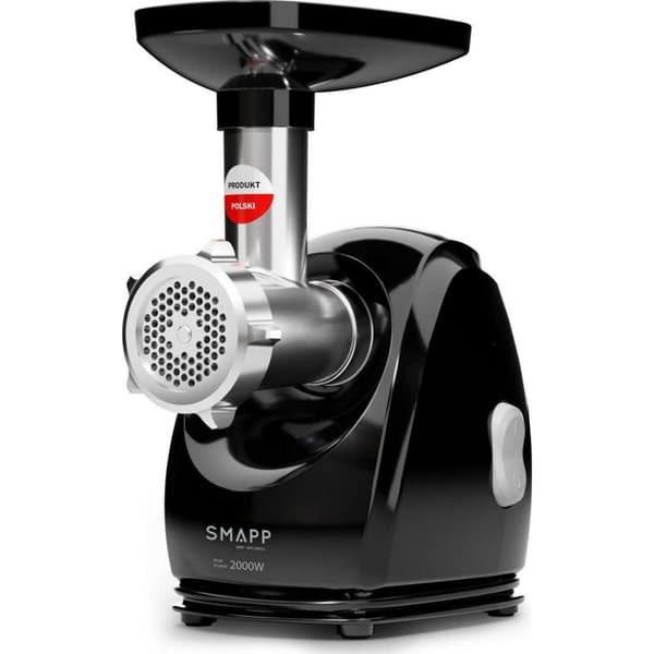 Köttkvarn SMAPP 489.8 CZARNA Svart Rostfritt stål 2000 W 2,5 Kg/min 13 x 20,5 x 13 cm