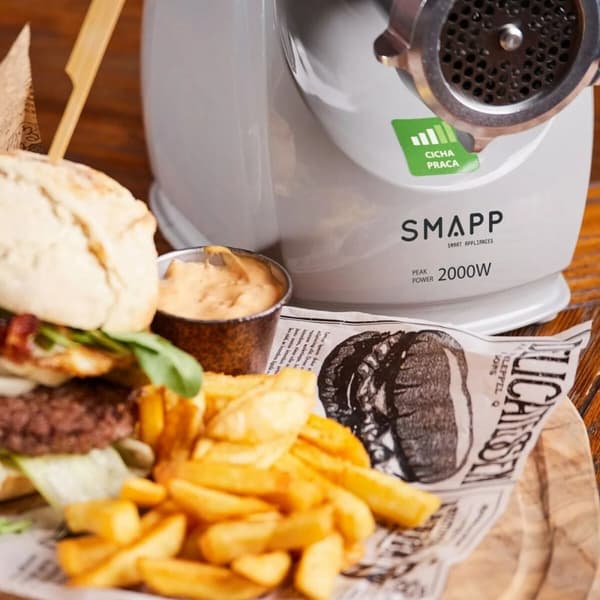 Kødhakker SMAPP 489.8 GRAFIT Grafit Sølvfarvet 2000 W